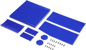neolithic exhaust shortcut intrusion Panel Set Blue 22S Sprint LOS-2853 Losi Wing 