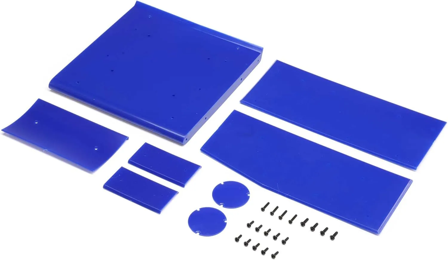 neolithic exhaust shortcut intrusion Panel Set Blue 22S Sprint LOS-2853 Losi Wing 