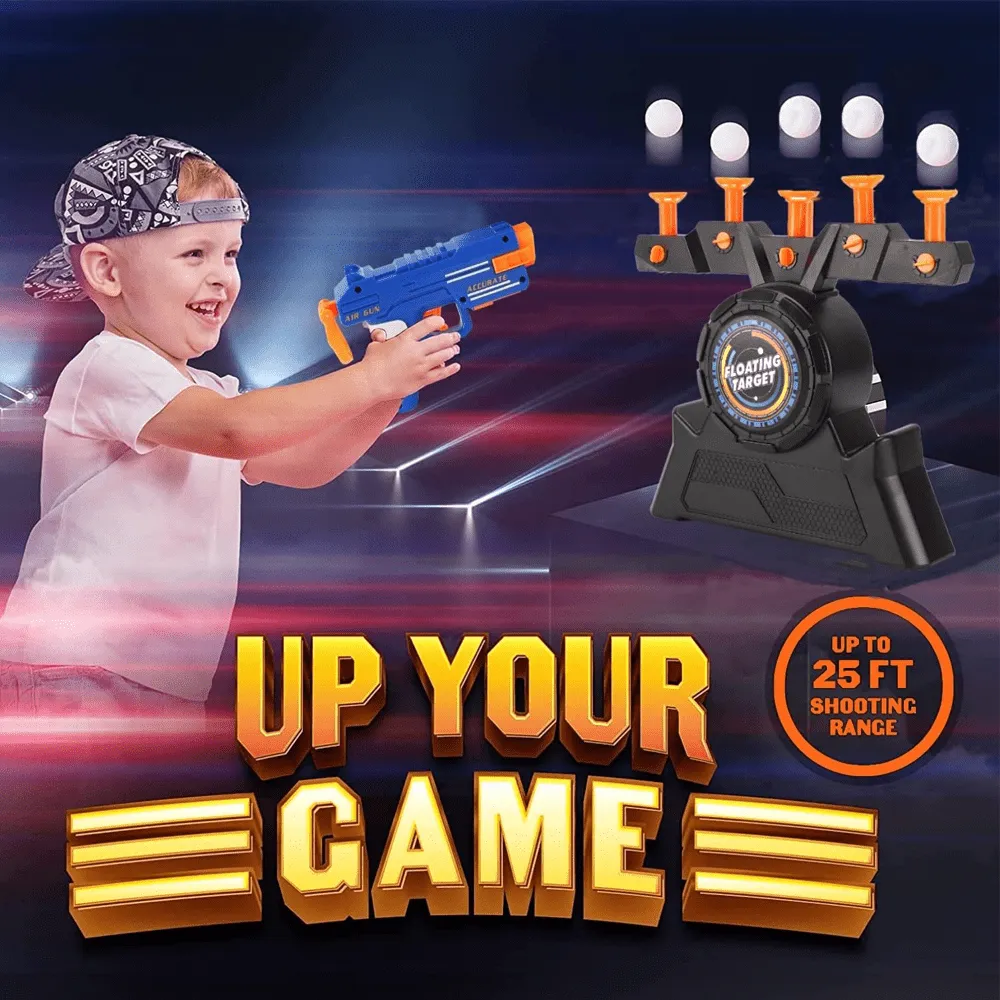 Nerf Compatible Floating Ball Target Set with Foam Guns Blaster Toy Gun