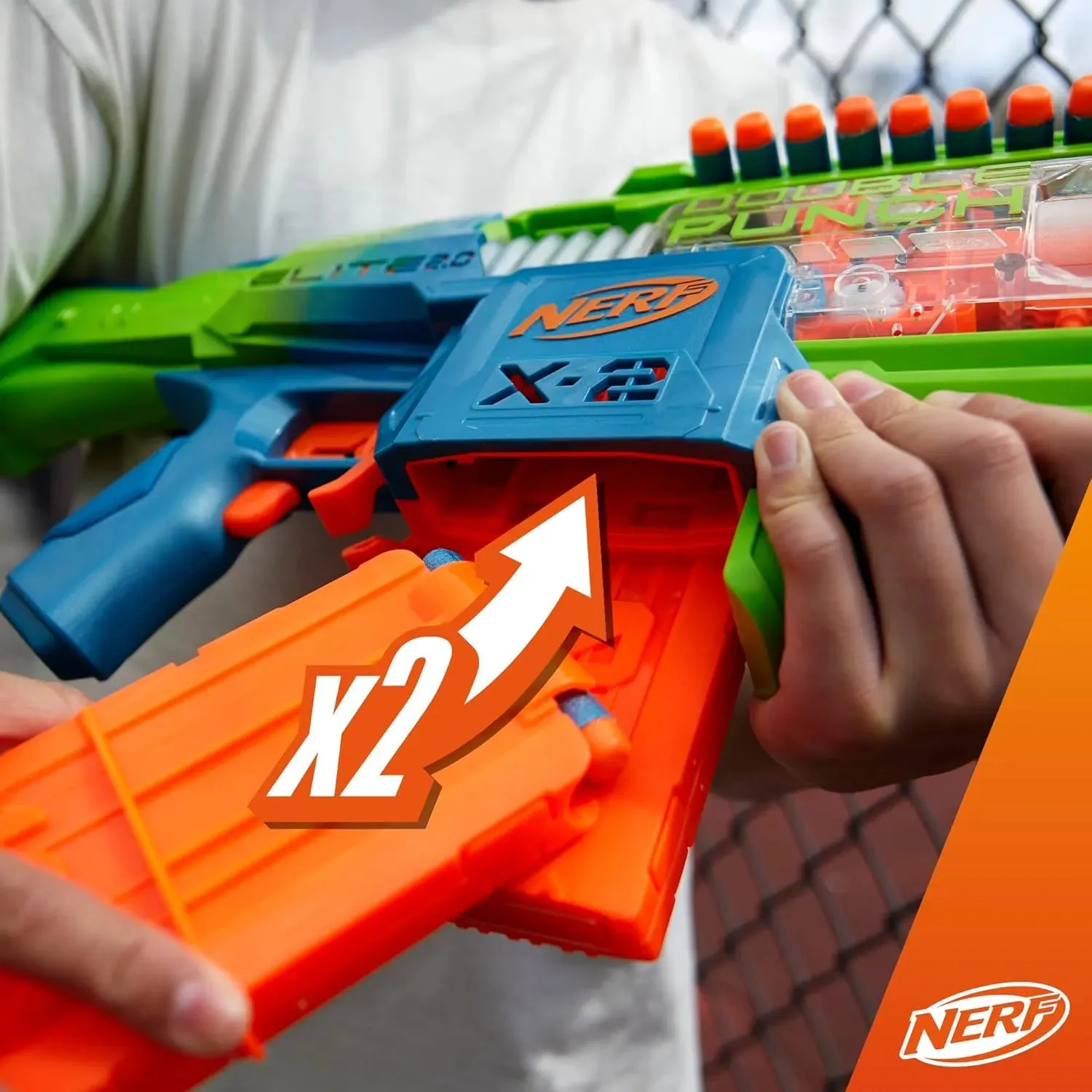 NERF Elite 2.0 Double Punch Dart Blaster