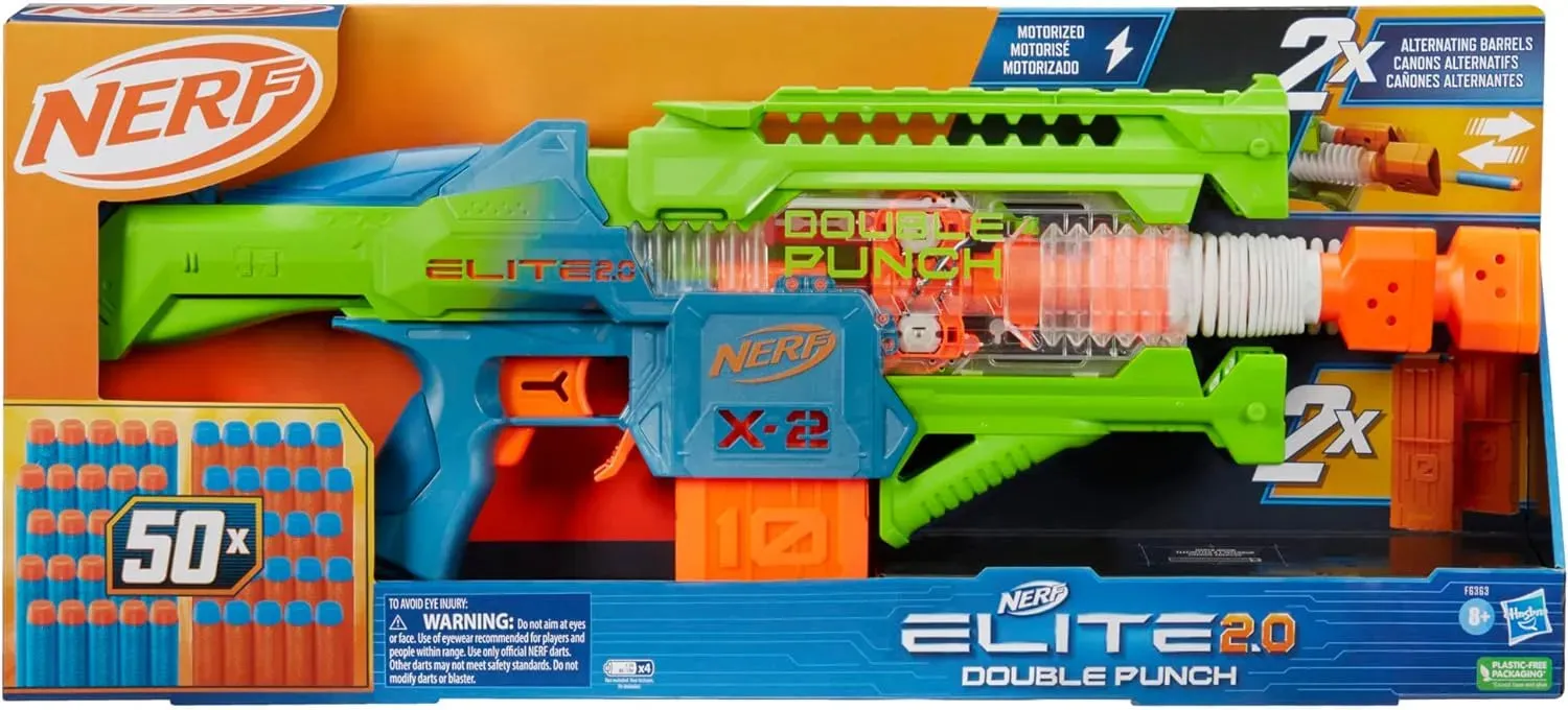 NERF Elite 2.0 Double Punch Dart Blaster