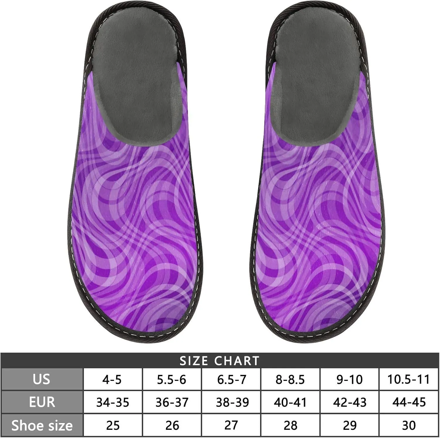 Non-Slip Home Slipper Winter Shoes For Bedroom Hotel Travel 4-11 Spa Slippers Indoor House Fuzzy Slippers Soft Memory scan Foam 