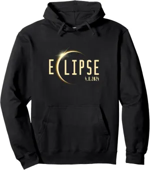 North American Solar Eclipse 2024 Eclipse Watch alga mediate Party Pullover Hoodie Great 