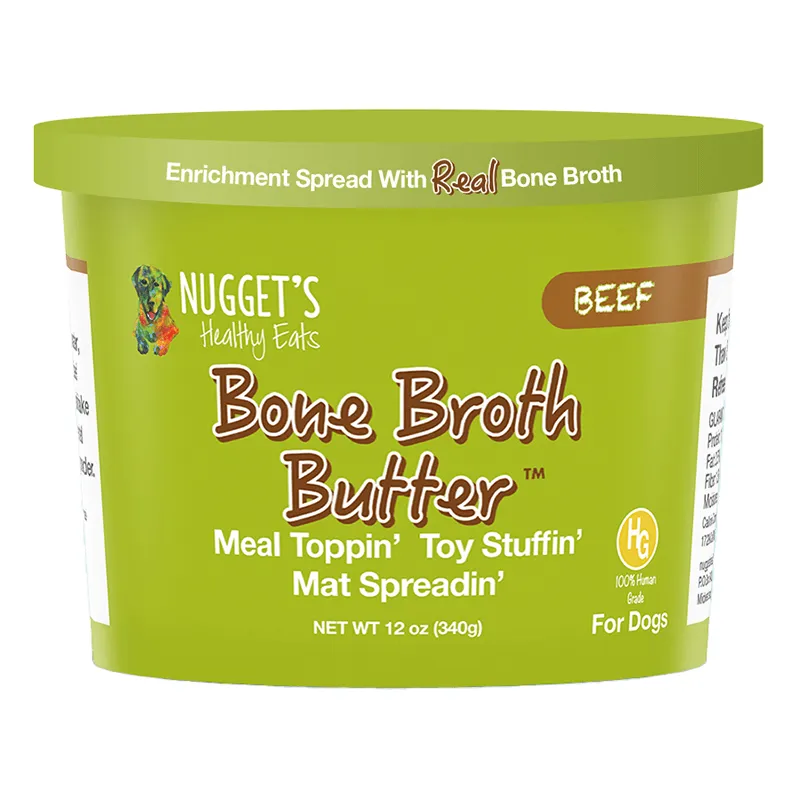 Nugget's Healthy Eats Bone Broth Butter Beef