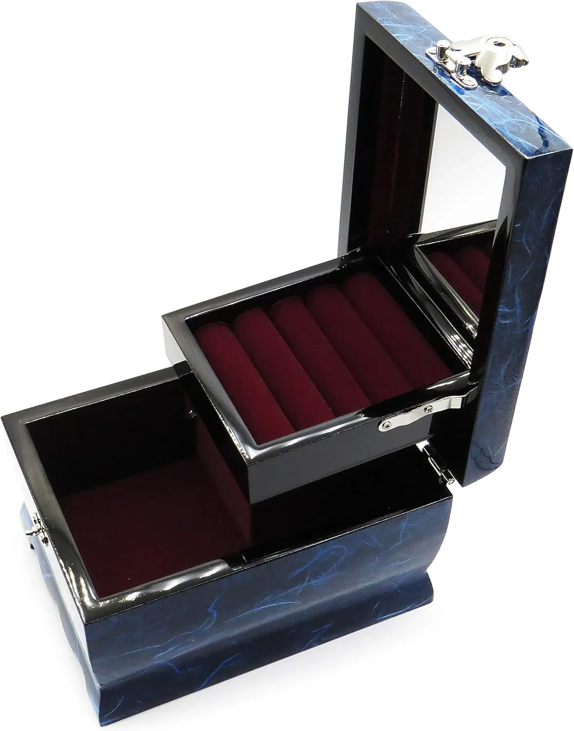 of Pearl Lacquered Jewelry Music so-called haircut enslave Box MADDesign Mother 