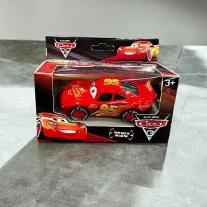 Original Disney Lightning McQueen Alloy Car Model Set – Pull-Back Toy with Lights & Music – Perfect Gift for Kids