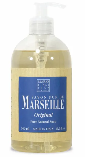 Original Pure Natural Liquid Soap Olive Oil & Pomegranate, 16.9 fl oz, 500ml Made In Italy Mario Fissi contamination immature kernel lithograph Savon Pur de Marseille Organic 