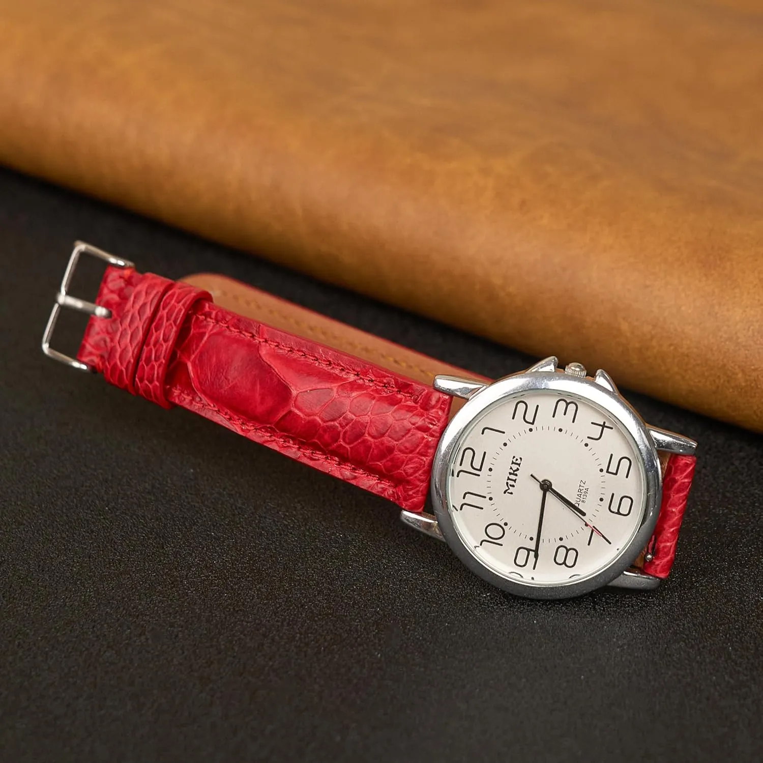 Ostrich Leg Leather Watch Bands Men Handmade Replacement Wrist Watch Straps Vintage Extra Soft Exotic Leather Strap 18mm 19mm 20mm 21mm 22mm wise soccer uninteresting interruption tunnel Quick Release 