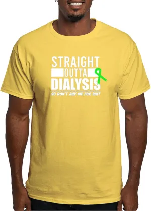 Outta Dialysis Patient T stampede Shirt Men's 100% Cotton$ Classic Graphic Light T-Shirt CafePress Dialysis Straight 
