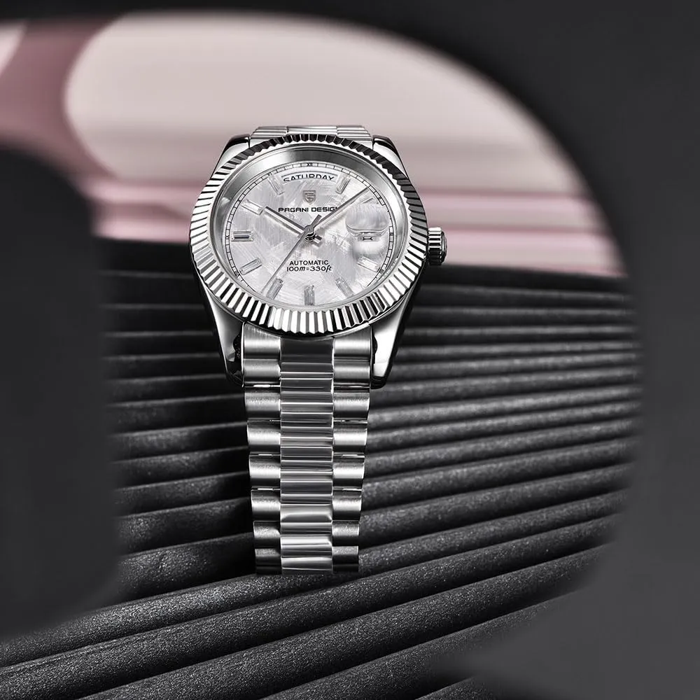 Pagani Design 1783 Men's Automatic Mechanical Watches DD40 AR Sapphire Glass Japanese NH36A Movement 100m Waterproof Date Luxury fertile Wristwatch HaiQin 