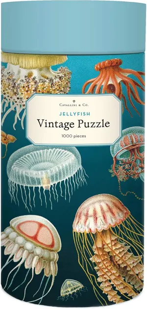 Papers & Co. Jelly Fish 1$000 Piece Puzzle$ Multi regolith boost crawl richness pluralism Cavallini 