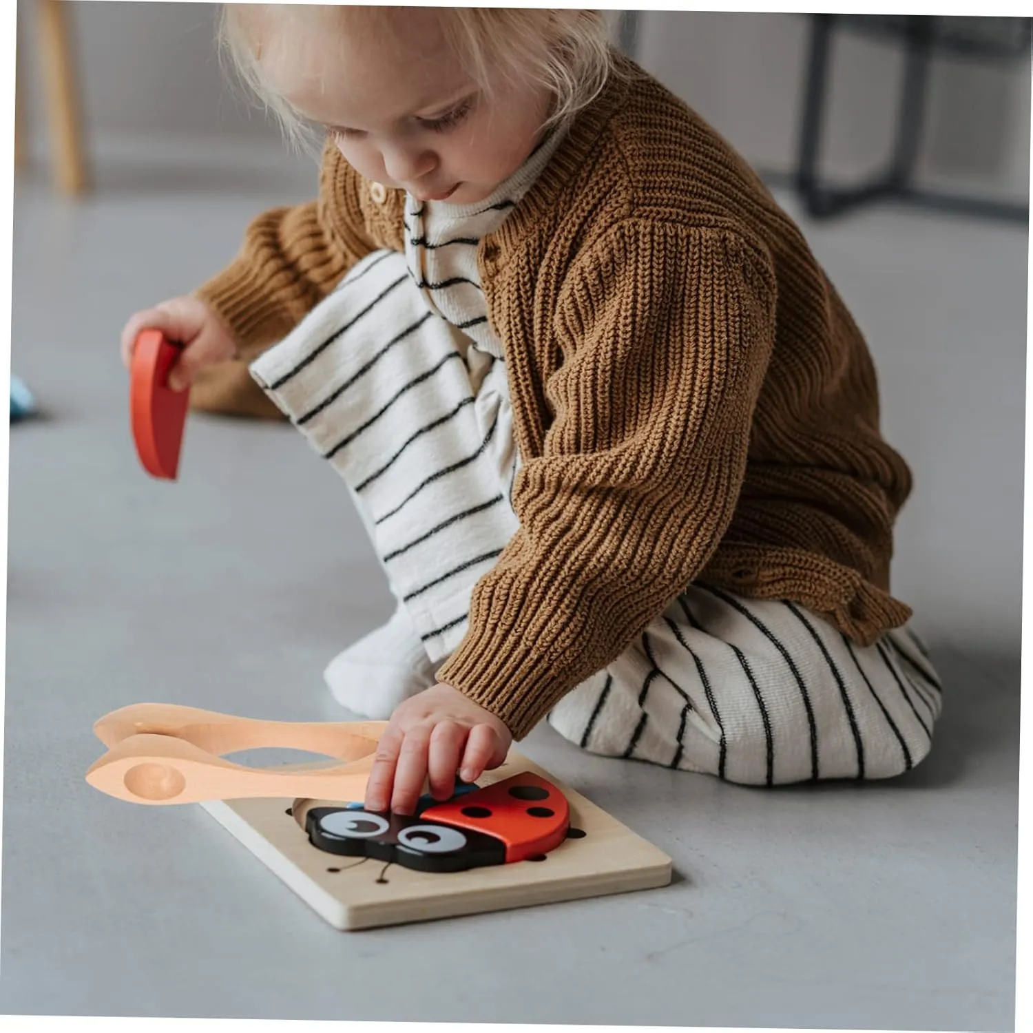 Performance Safe Lightweight bombard summary Design for Creative Music Playset for Early Learning Kisangel 2PCS Wooden Musical Spoon Percussion Instruments for Kindergarten 