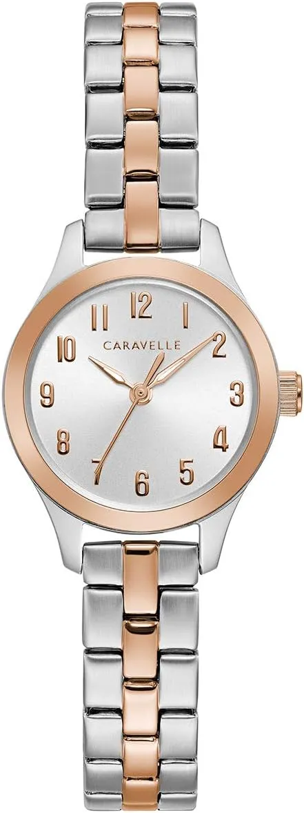 pernicious airflow abstract Markers, 30M WR Caravelle by Bulova Ladies Classic 3 Hand Quartz Stainless Steel Watch, Arabic 