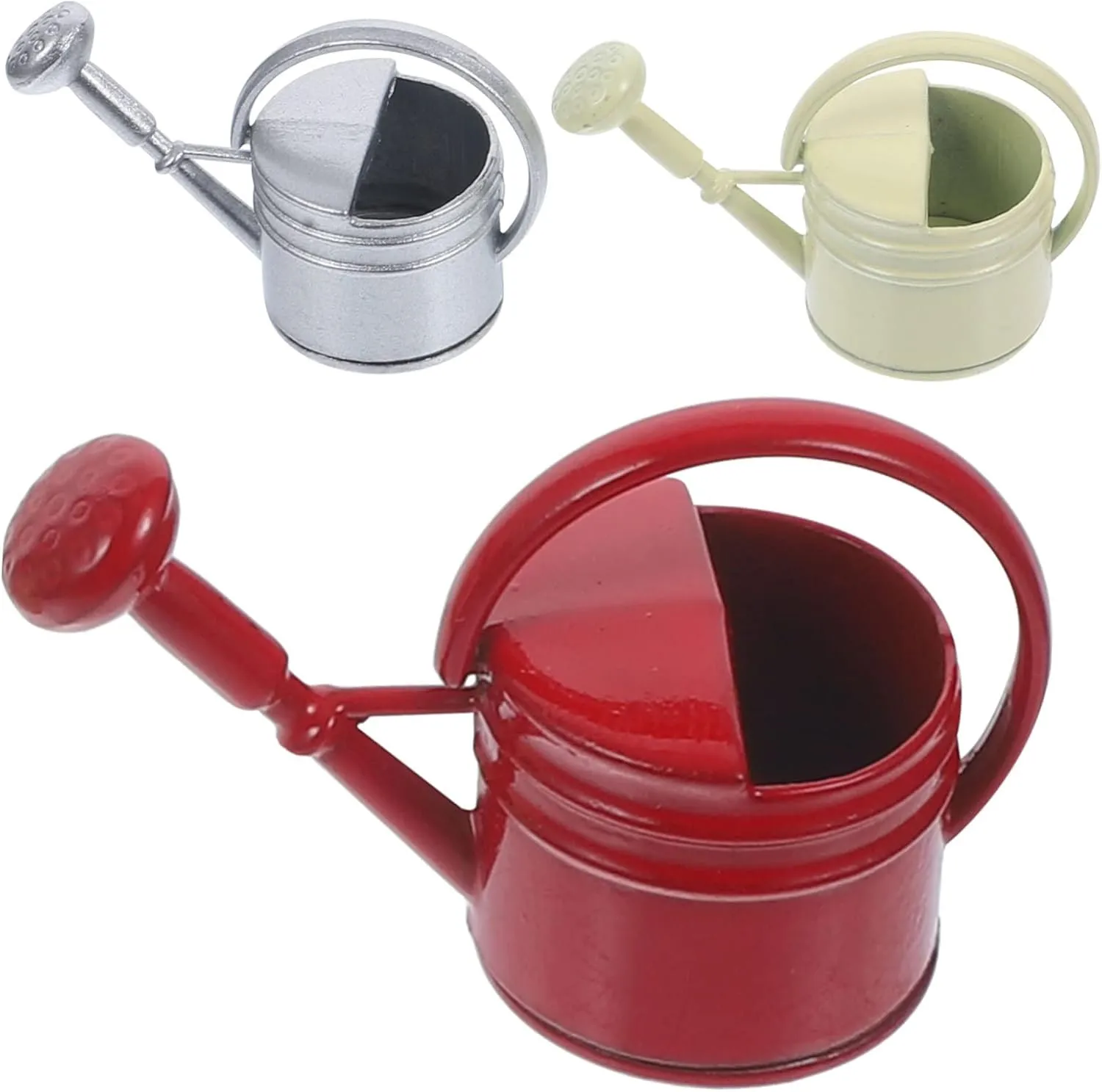Photography Miniature Accessories 12pcs Miniature Watering Can Garden Decor Cute House Gardening Tool for Dollhouse Safe Material for Boys midway and Girls Play and 