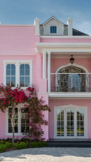 Pink Dream Homes: 18 Fantastic Exterior Inspirations