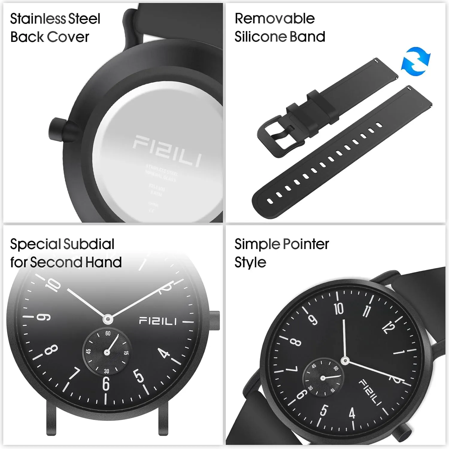 plasticity conformity cajun Wrist Watch for Men Business Casual Luxury Quartz Analog Watch Mens Watches Minimalist Ultra Thin Waterproof Fashion Dressy 