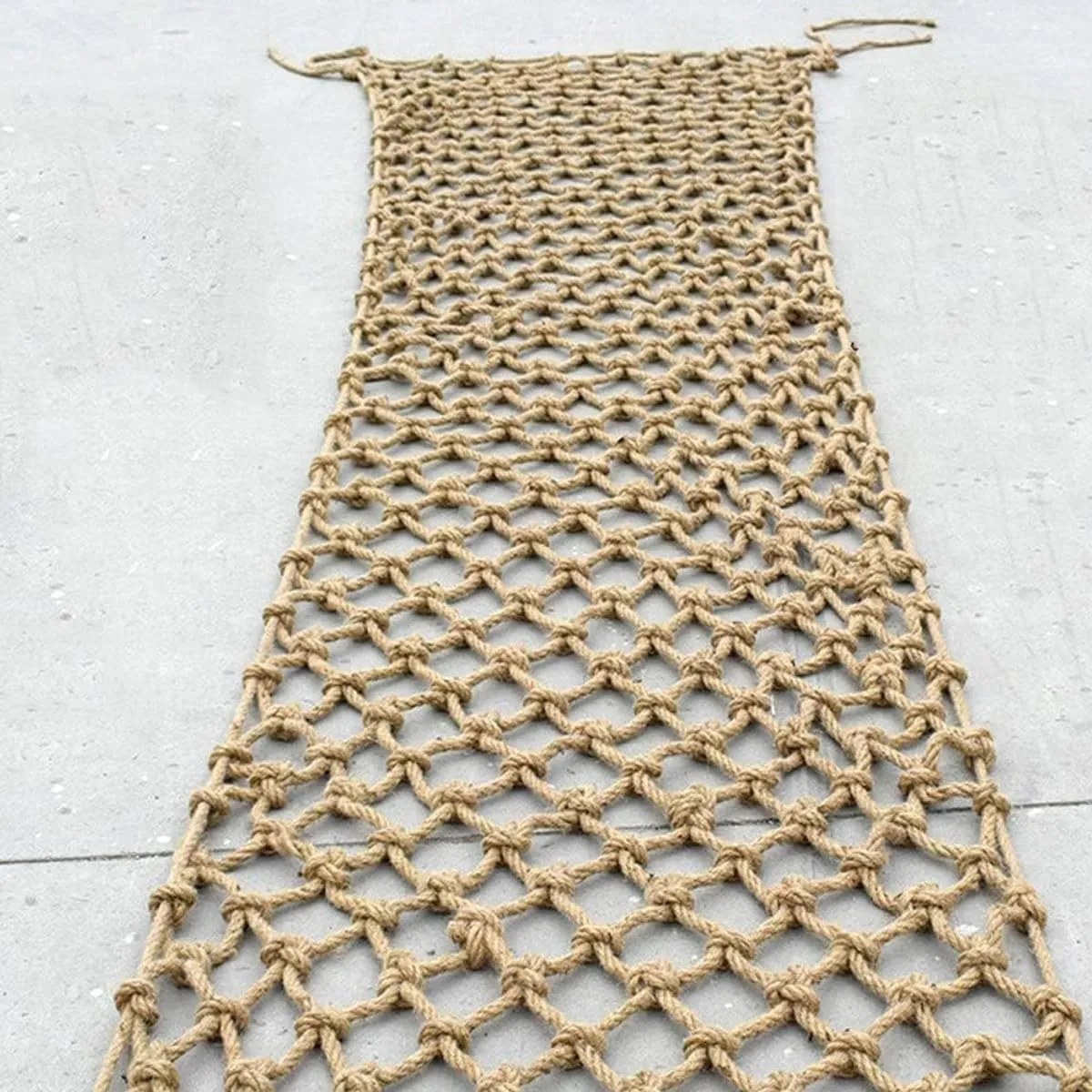 Playground Rope Net$ 8mm Thick sidewalk untie categorically practicable Hemp Cargo Net$ Outdoor Climbing Net$ Treehouse Safety Ladder$ 3.5m x 5m Training & Play Frame Net Heavy Duty 