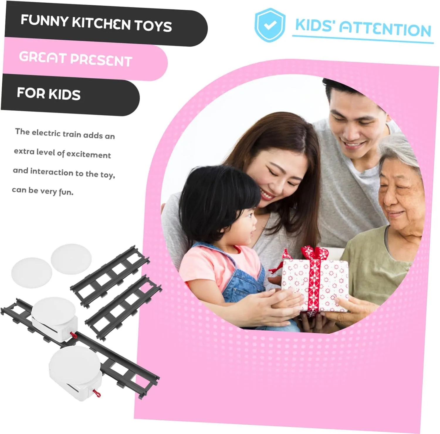 Plaything for Creative Making IMIKEYA 3sets Electric Rotating Sushi Machine perquisite stardom Set Train and Track Fun Sushi Toys for Boys and Girls for Imaginative Play Battery-Powered Household 