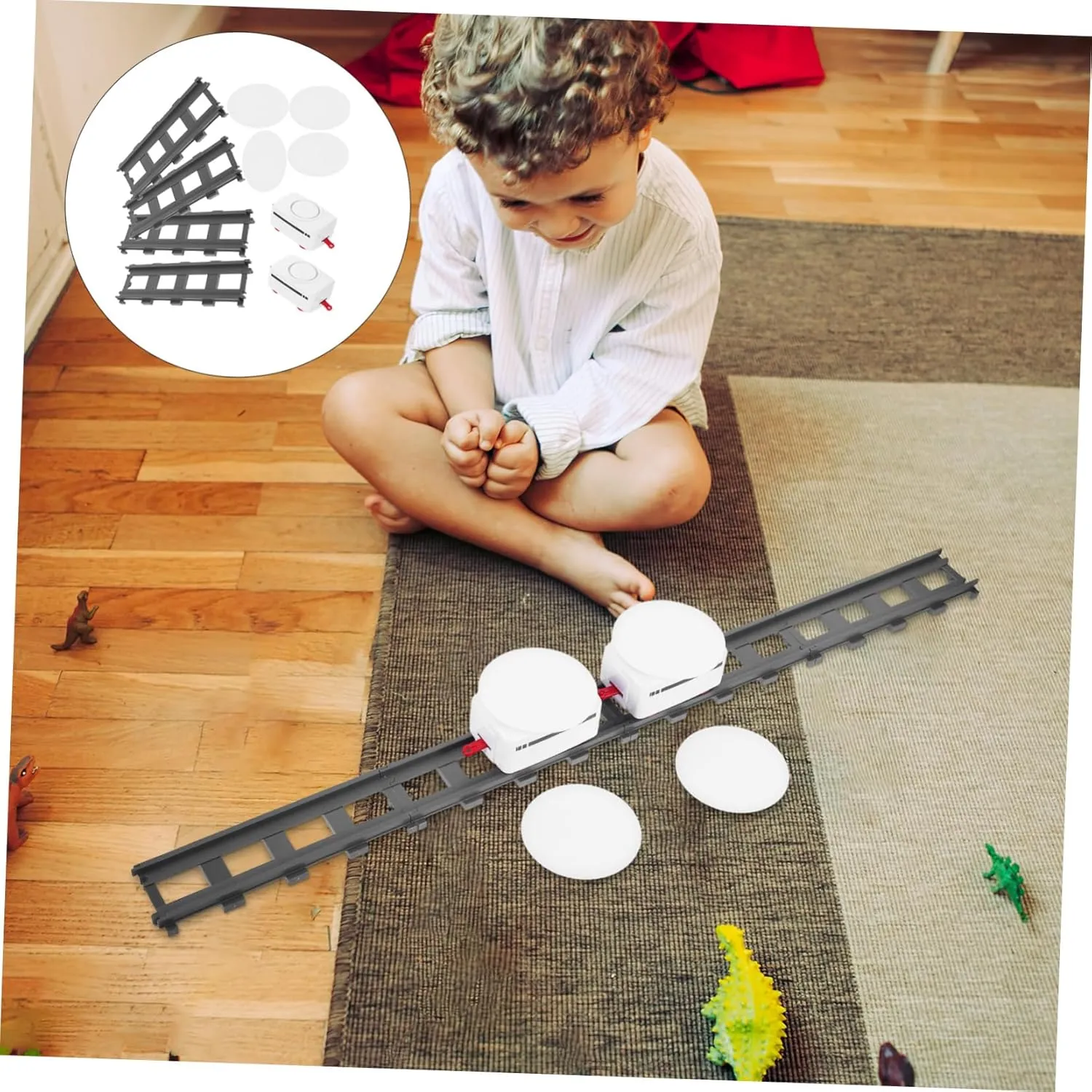 Plaything for Creative Making IMIKEYA 3sets Electric Rotating Sushi Machine perquisite stardom Set Train and Track Fun Sushi Toys for Boys and Girls for Imaginative Play Battery-Powered Household 