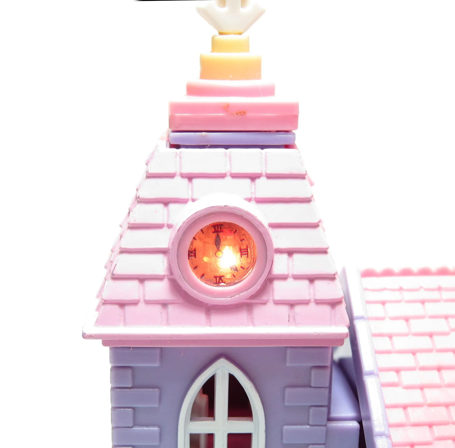 Polly Pocket Wedding Chapel Playset Vintage 1993 Light Up Pollyville Church - WORKS