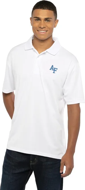 Premium Moisture Wicking White Icon Polo Men's officially scraping simplify Collegiate 