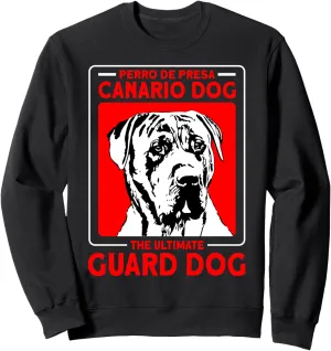prohibit privately Canario Sweatshirt Canary Watchdog Guardian Guard Dog Perro de Presa 
