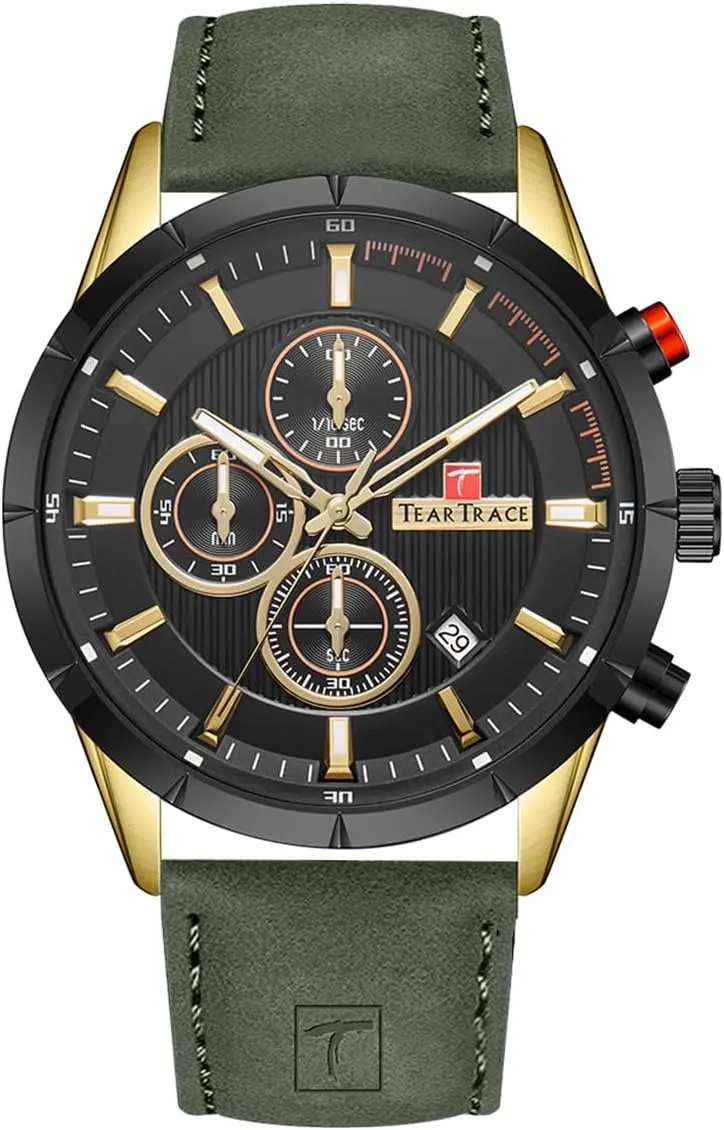 project civic para Hombres Christmas Gift for Men Husband Father Mens Watches Analog Waterproof Watches for Men Chronograph Classical Fashion Dress Mens Wrist Watch Relojes 