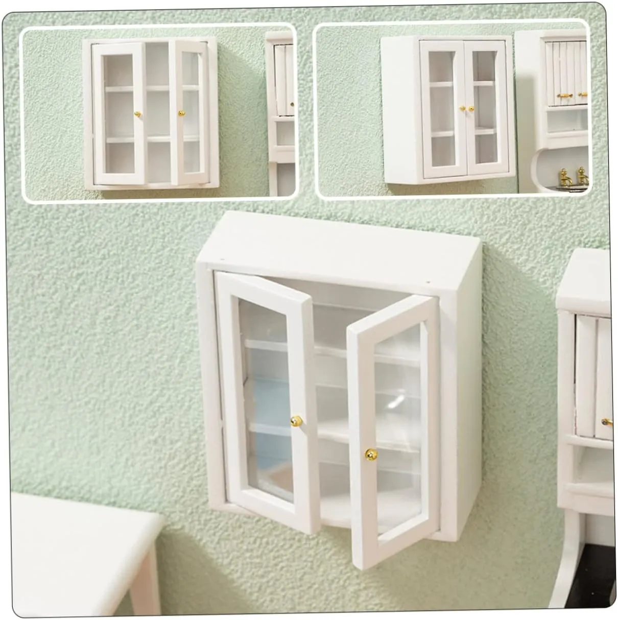 Projects and Creative Play 4pcs Scale Mini House Furniture calcareous for DIY 