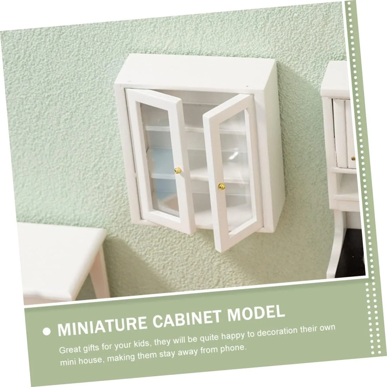 Projects and Creative Play 4pcs Scale Mini House Furniture calcareous for DIY 