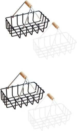 prophet Baskets Dollhouse Storage Baskets for Home Decor Miniature Accessories for Creative Imagination Milisten 6pcs Miniature Decorative 