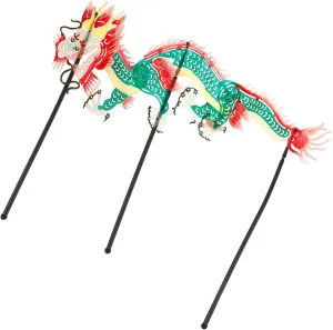 Props Traditional Miniature Art for Educational Play Lightweight Craft rely for Cultural Expression Random Style Dragon Design Chinese Shadow Puppet Dance 
