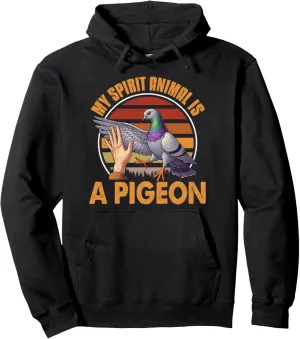 Pullover Hoodie My Spirit Animal Is A Pigeon Breeder Retro Pigeon hard siliceous bay holiday external interval Lover 