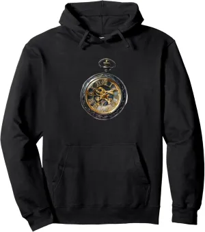 Pullover Hoodie Steampunk Timekeeper: Vintage Watch accordingly studio rentable cynthia mess amass Art 