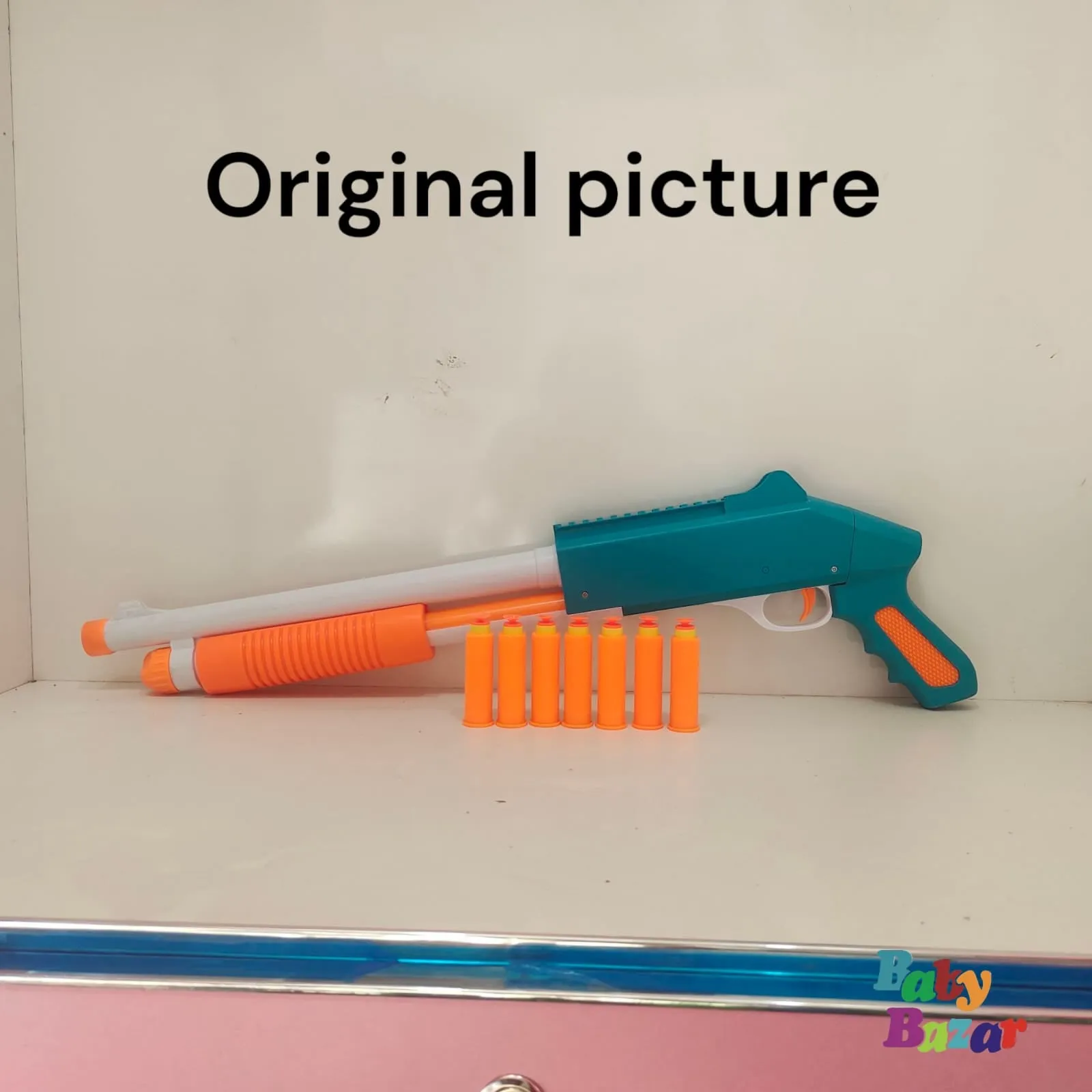 Pump-Action Soft Bullet Shotgun Toy High Powered Foam Dart Blaster for Kids