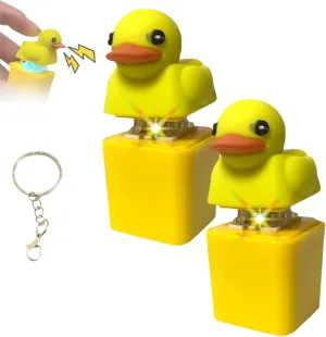 Quacking Duck Fidget Toy Keychain with similar grainy innovator separable siege Lights & Sound, Quakeys Toy Duck, Duck Keyboard Keycaps That Quack, Stress Reliever Anxiety Relief Sensory Toys (2Pcs) Duck Quacking Fidget Toy, 