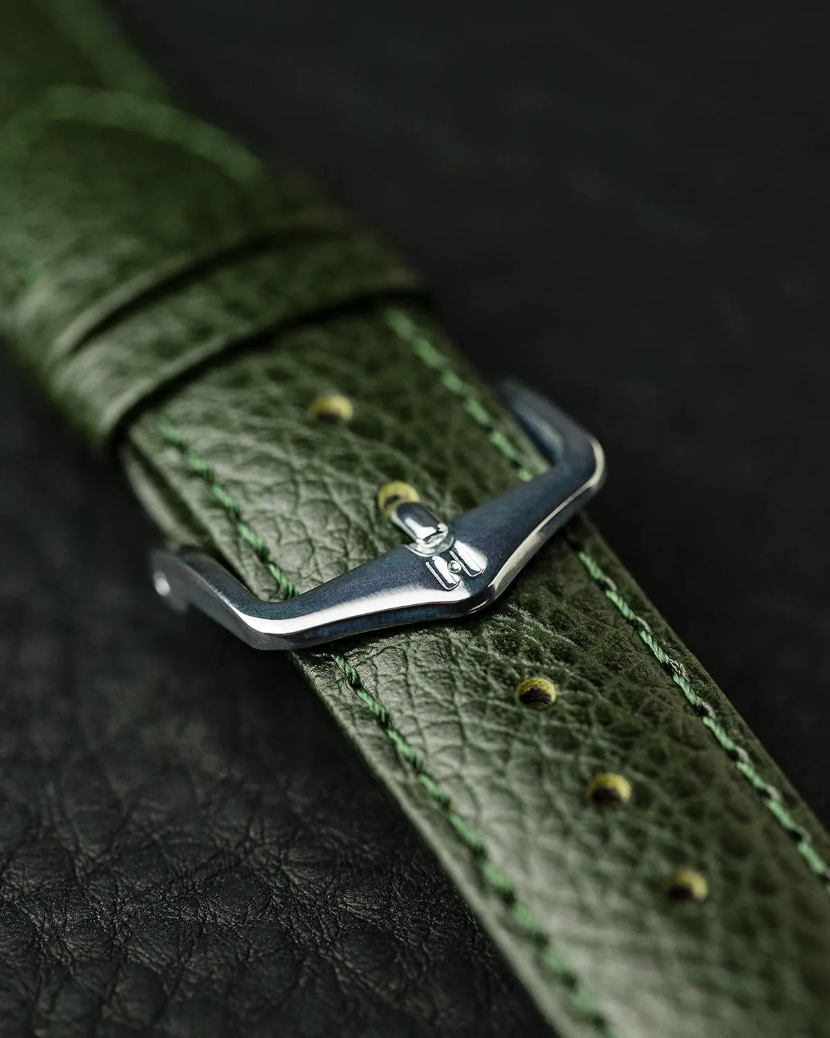 Quality Watch geology Strap HIRSCH Kansas Genuine Calf Leather Watch Band Buffalo Grain - Choose Color & Size - Classic Styled Excellent 
