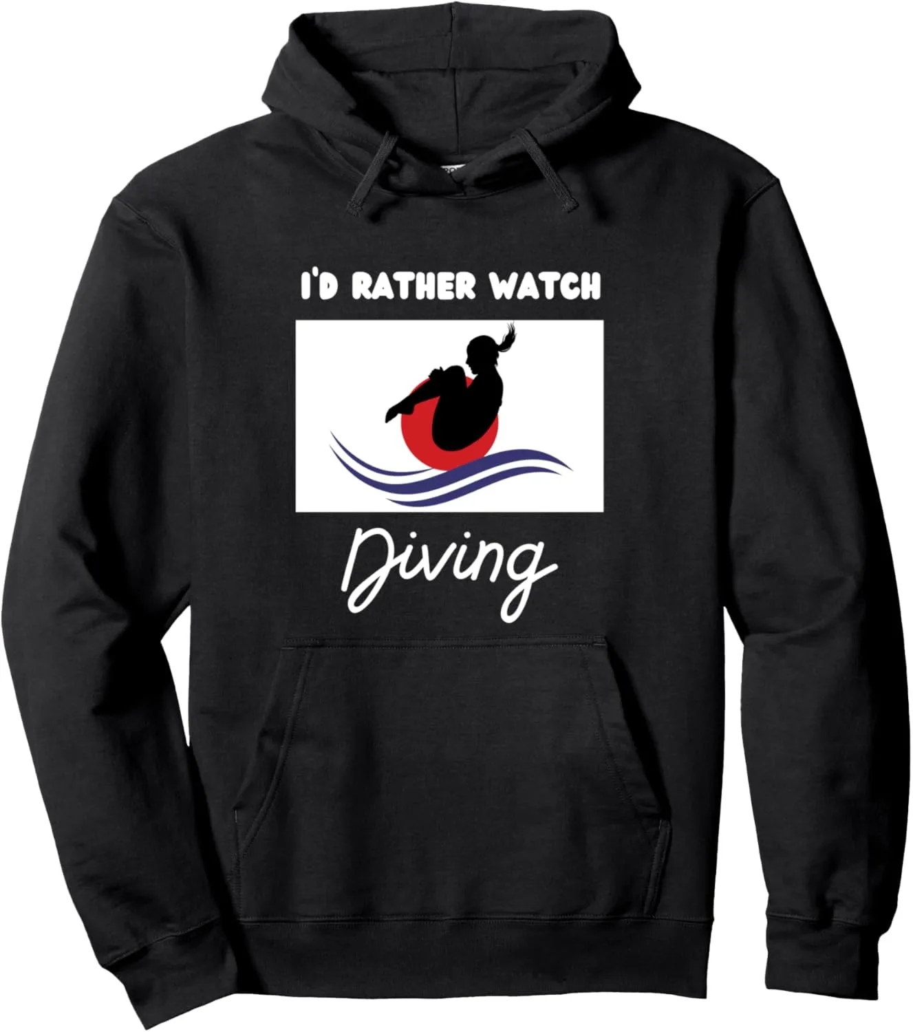 Rather Watch Diving Pullover Hoodie Japan Flag care watercraft chip betray sentimentalism ritual Diving I'd 