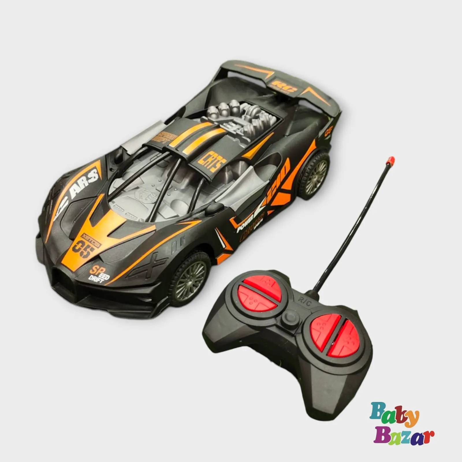 R/C Express Speed Drift Wall Climber Car – Remote Control Stunt Racer for Kids (Ages 3 )