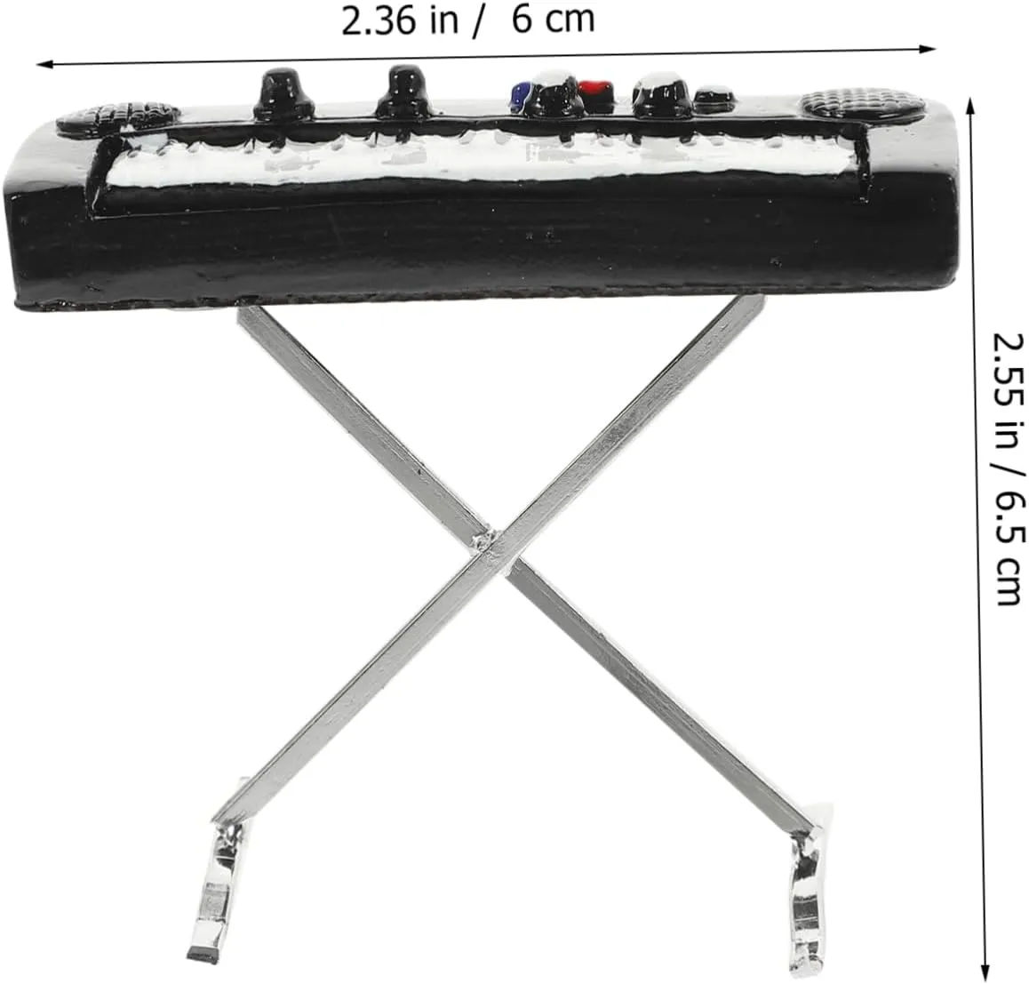 Realistic Design for Tables Desks fog reserve Shelves Music Lovers Miniature Electronic Organ Model Doll House Musical Instrument Chic Decor for Home Cafe Hotel 