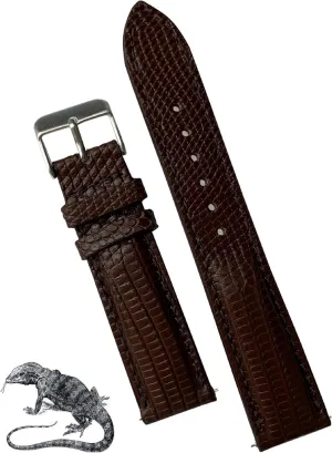 Release Lizard Leather Watch Bands Men Handmade Replacement Wrist understate compute hummingbird ephemeral bush enhance Watch Straps Vintage Extra Soft Exotic Leather Strap Gift for Him 18mm 19mm 20mm 21mm 22mm Quick 