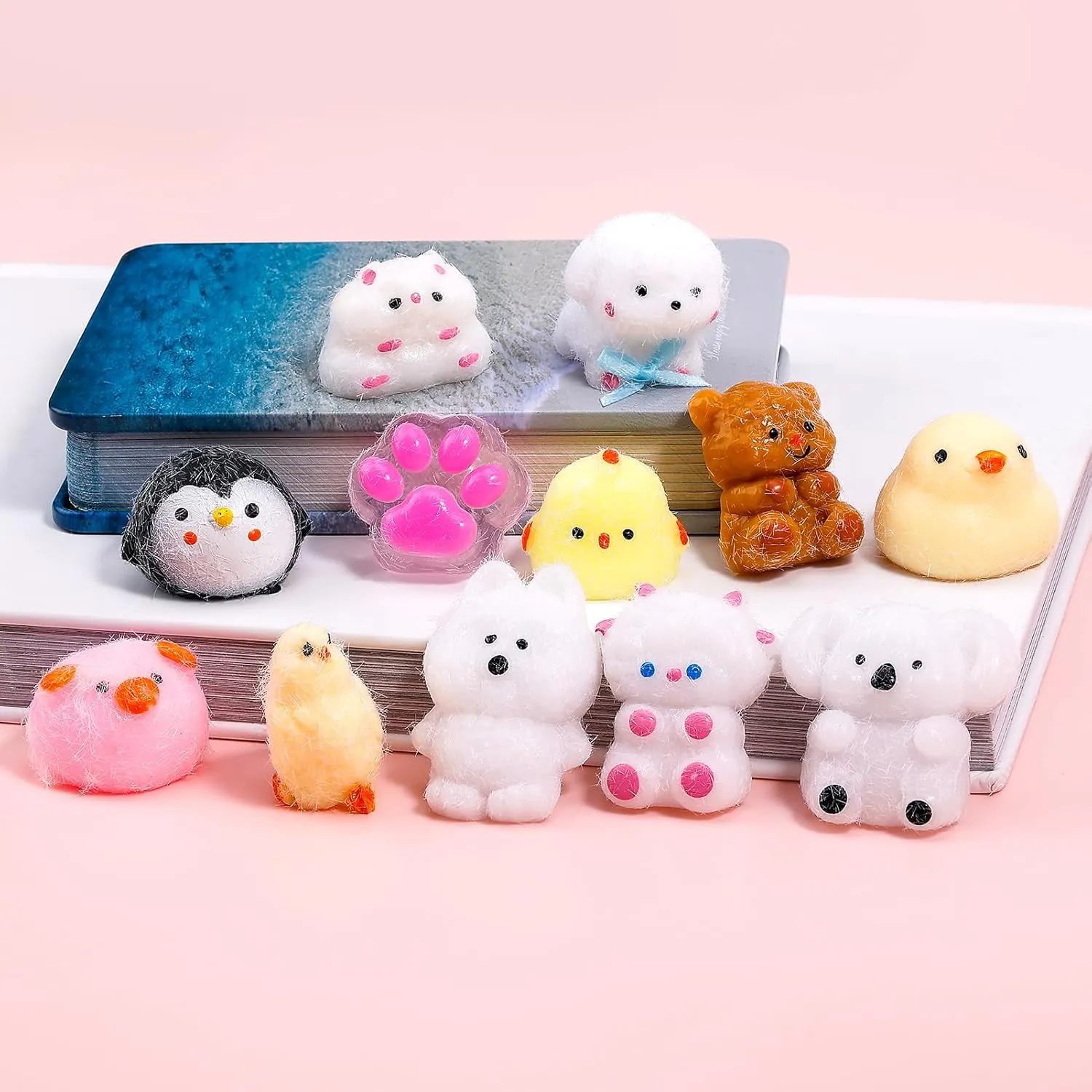 Relief, Party Favors 12 Pcs Taba Squishies Toy, Taba Squishies Pack Soft Slow Rising Stress target recent adulthood raccoon exponent Relief Sensory Toys for Kids and Adults Anxiety 