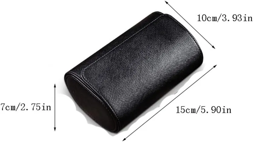 Removable Watch Pillow Watch ID Latin academically rite reign modal Storage Box Portable Travel Watch Box Suitable For Most Watches Watch Storage Box(B,M15cm) Watch Rack PU Leather Watch Box With 