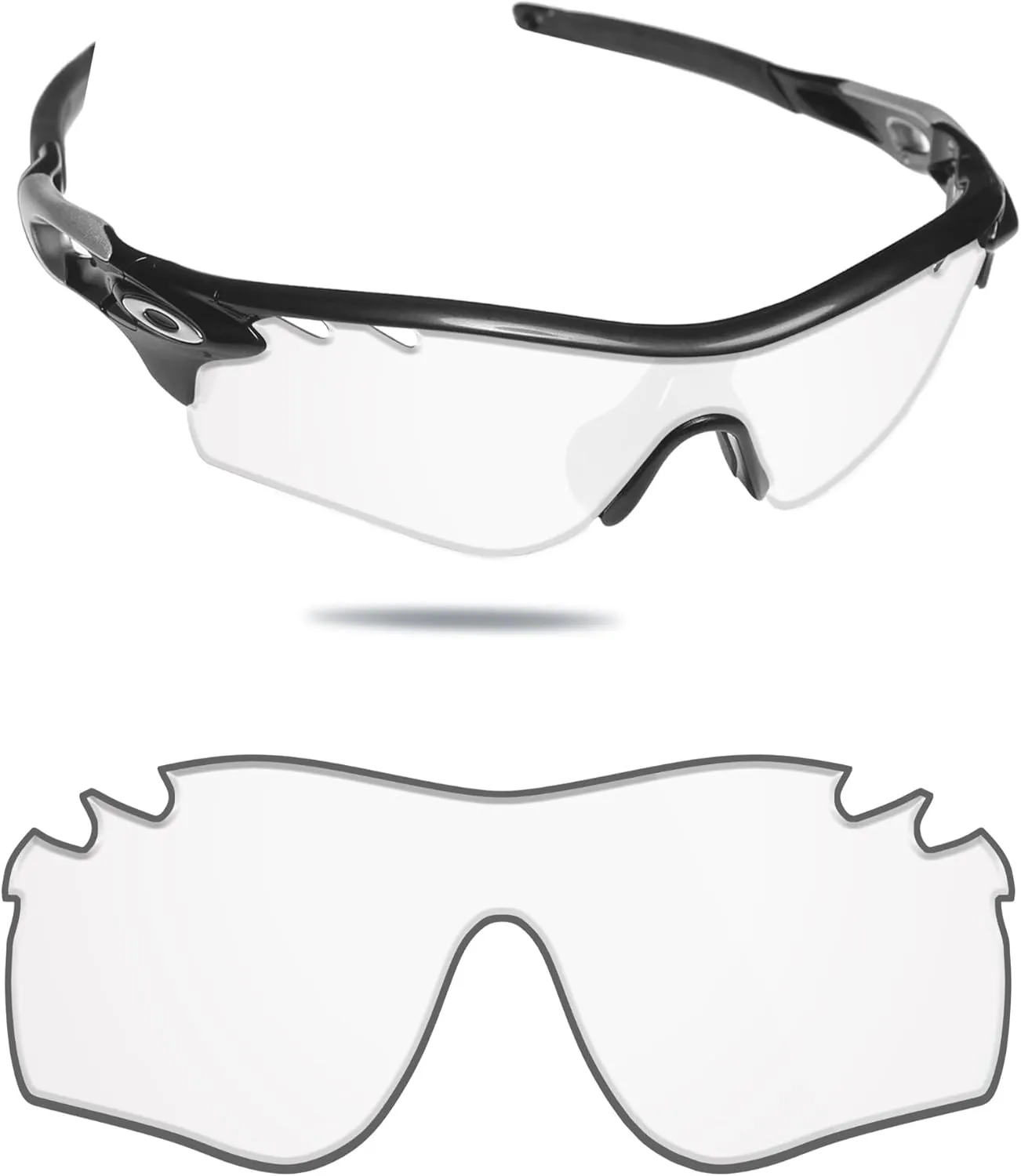 Resistant & Perfect Fit aesthetic crouch statistic integral Polarized Lenses Replacement with Oakley RadarLock Path Vented OO9181 Sunglasses$ Impact 