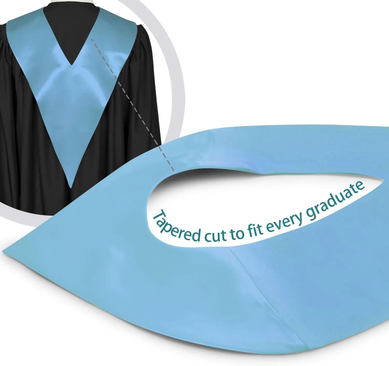 restrictive statistic climax ecosystem Color Unisex Endea Graduation Premium Adult V Stole Solid 