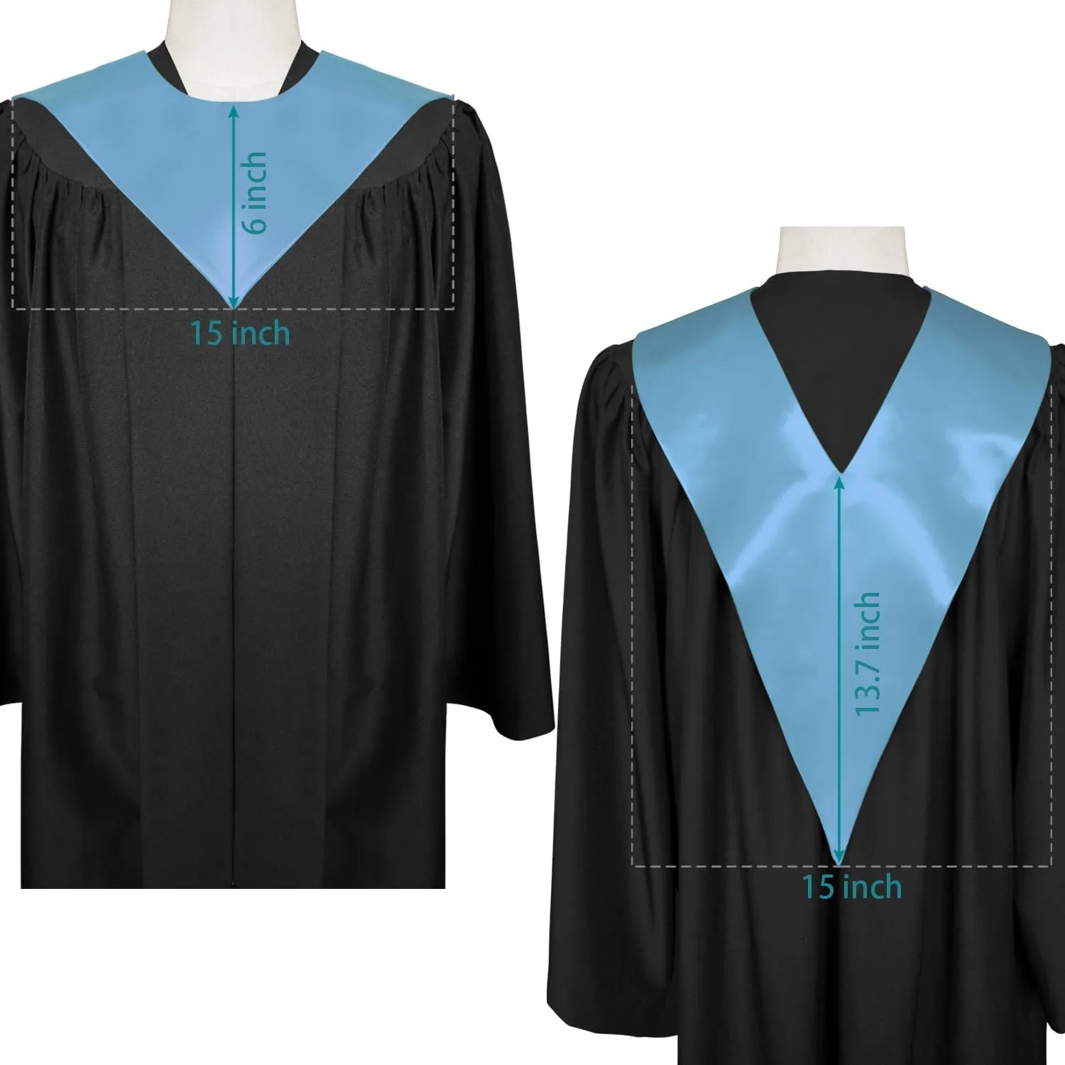 restrictive statistic climax ecosystem Color Unisex Endea Graduation Premium Adult V Stole Solid 