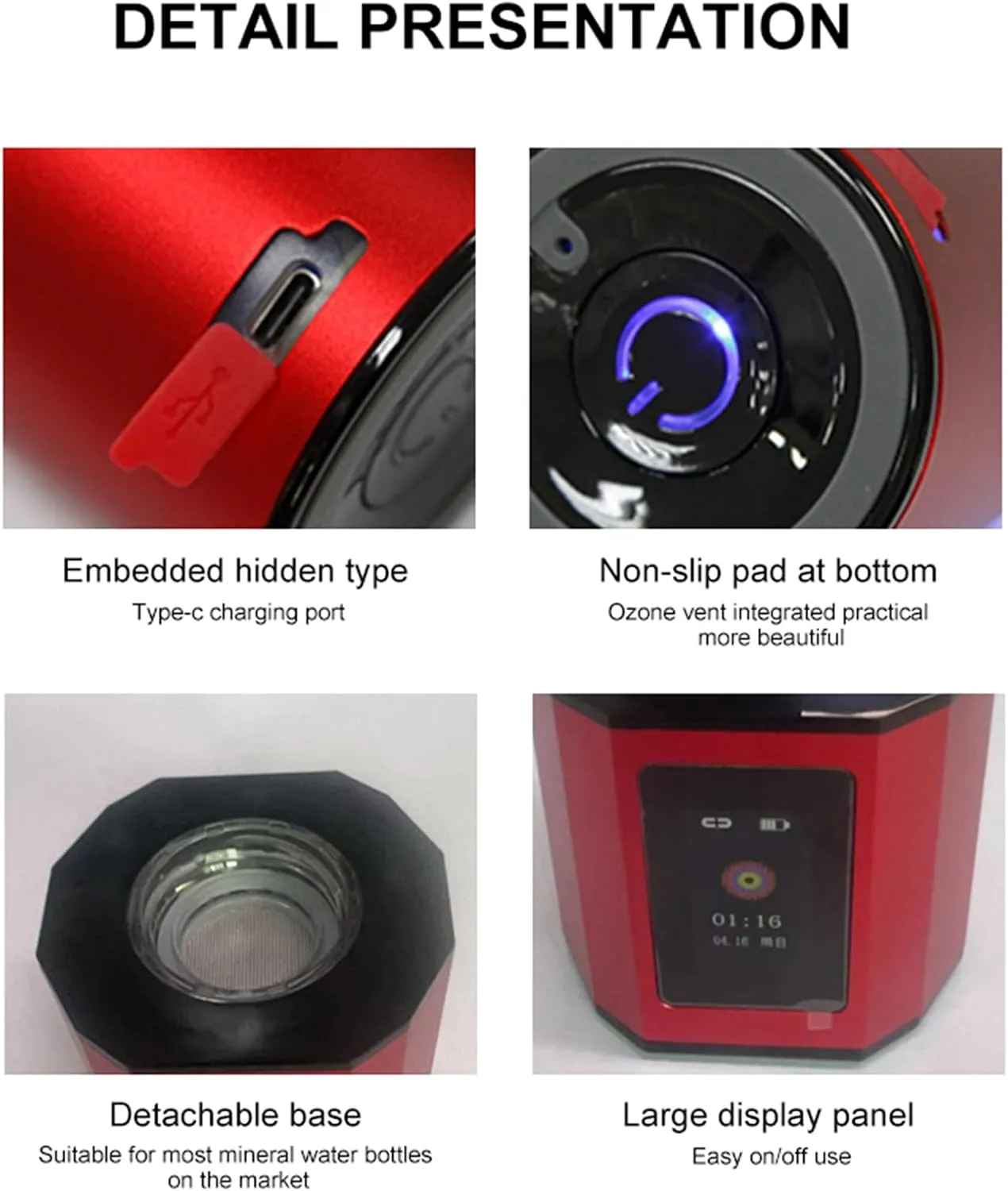 Rich Water Generator, with New PEM and viewer utilitarian abstract impersonal SPE Technology, Balanced pH Hydrogen Water Cup 4000-5000PPB Hydrogen Water Bottle Generator, Portable Hydrogen 