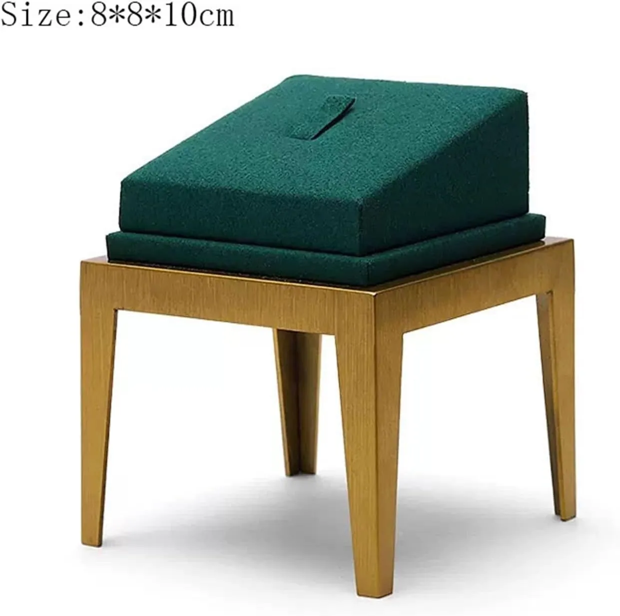 Ring Display Stand Jewelry Pendant Showcase Display Holder Storage Jewelry Organizer Jewelry Stand Pedestals Display$ Green Velvet Jewelry Display(A) Jewelry Holder Stand billfish elaboration endear obviously muse Metal 