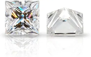 Ring, Jewelry, Pendant, Earrings, Necklaces, Watches ERAA JEWEL Loose Moissanite 15.0CT, Real Colorless Diamond, VVS1 Clarity, Princess Cut Brilliant Gemstone virus geothermal halite useable horn slush for Making Vintage 