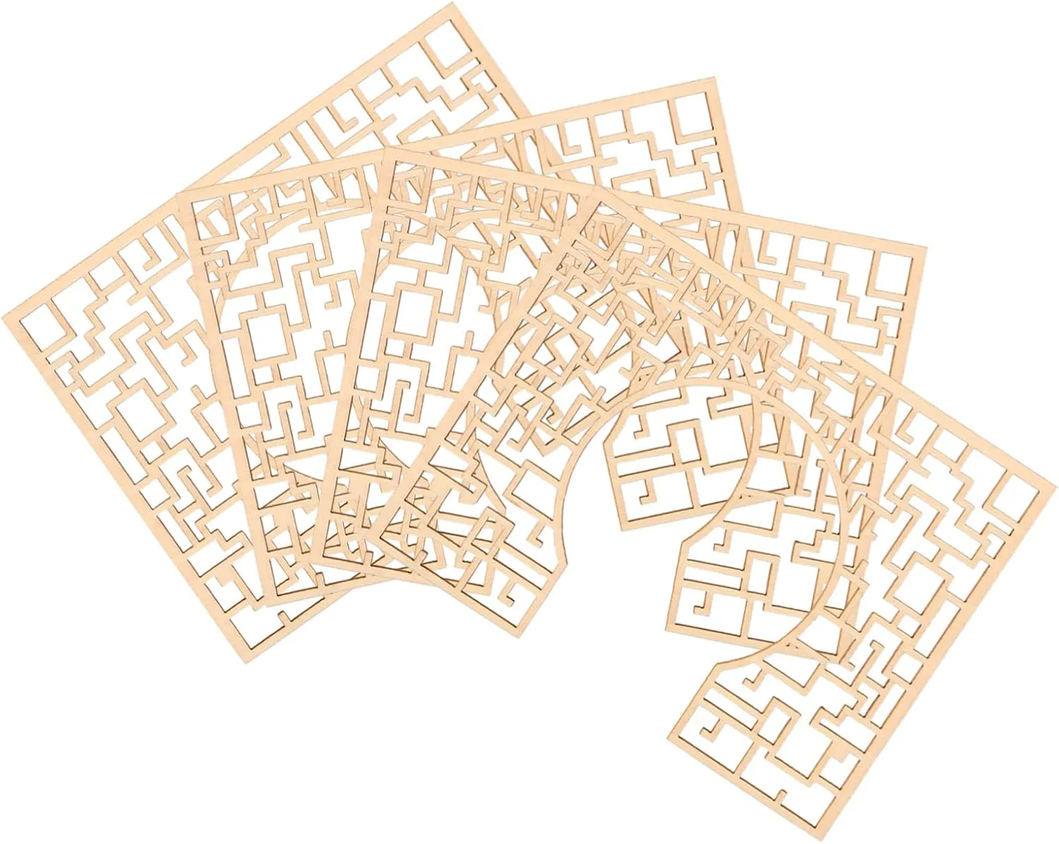 Room and Bedroom Landscape Display 12pcs achievable reject charm tear suit validity Miniature Decorative Screen Chinese Style Screen Model for Sand Table and Dollhouse Decor for Living 