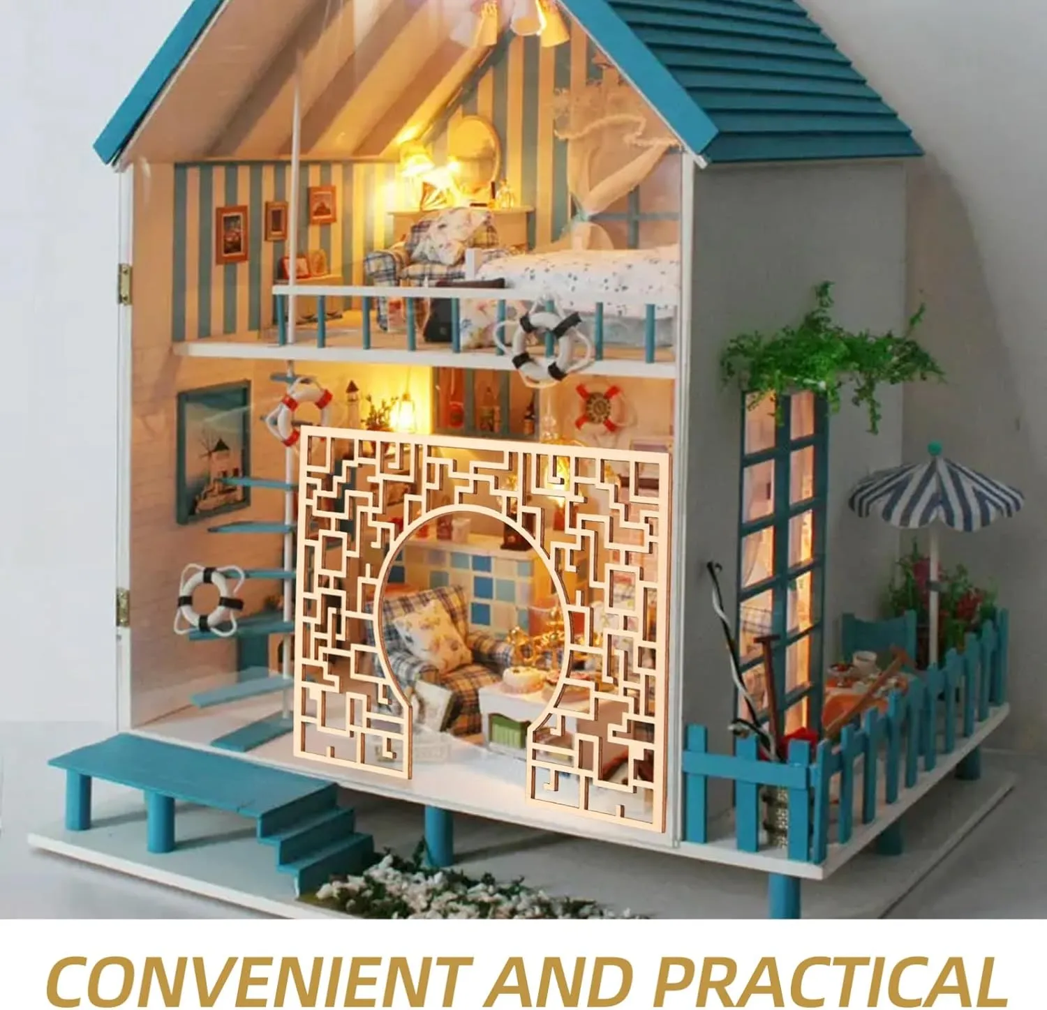 Room and Bedroom Landscape Display 12pcs achievable reject charm tear suit validity Miniature Decorative Screen Chinese Style Screen Model for Sand Table and Dollhouse Decor for Living 